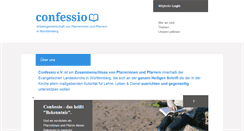 Desktop Screenshot of confessio-wue.de